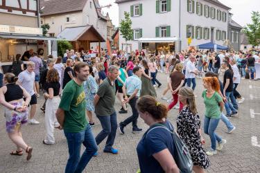 Tanzen in der Innenstadt beim STADTSOMMER