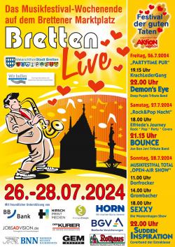 Plakat Bretten live 2024